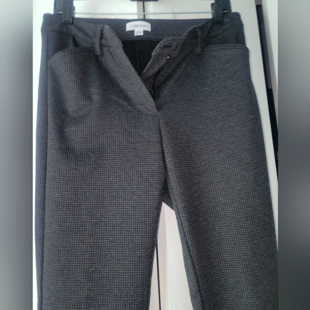 Calvin Klein Dress Slacks black and white Houndstooth